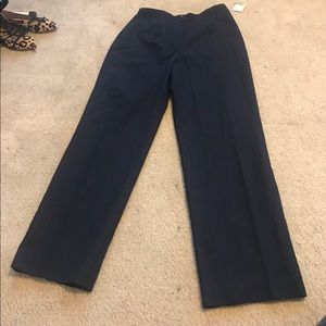 COPY - Kasper navy blue pinstripe pant suit set